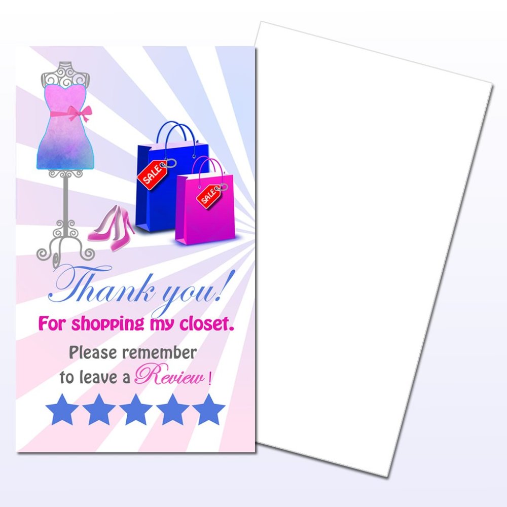 100 Thank You Cards - Picture 2 of 3